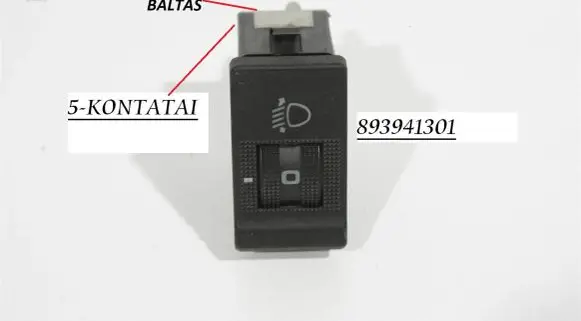 Audi A6 S6 C4 4A Headlight level height control switch 893941301