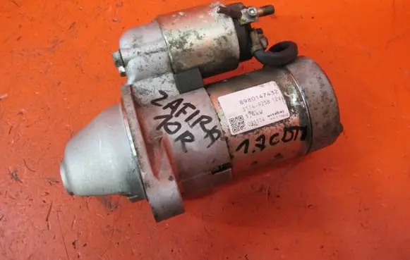 Chevrolet Zafira B Starter motor 8980147432