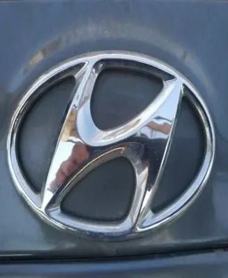 Hyundai Santa Fe Manufacturer badge logo/emblem 