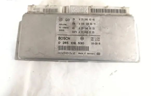 Mercedes-Benz E W211 ESP (stability system) control unit A2115404345 A2114480253 A0355456032