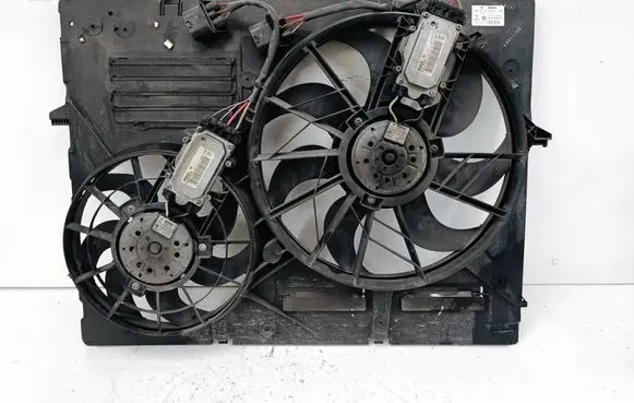 Audi Q7 4L Radiator cooling fan shroud 7L0121203H 0130307091 1137328535