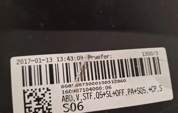Audi Q5 SQ5 Radiator trim 8R0807081A