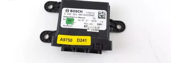 Maserati Levante Parking PDC control unit/module 670100874 0263004885 00033883