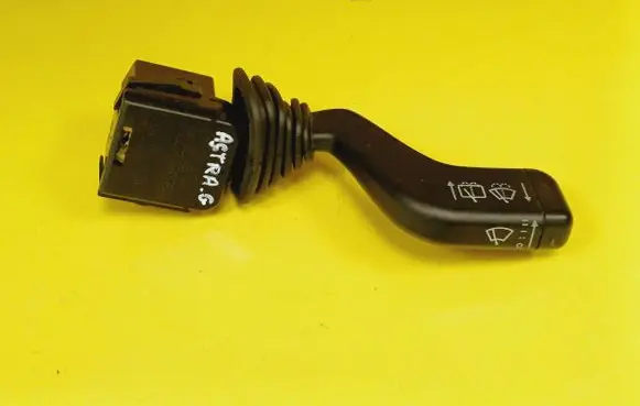 Opel Astra G Wiper control stalk 90124931