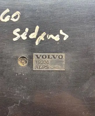 Volvo S60 Seat control module 8691707 02W36T 040509