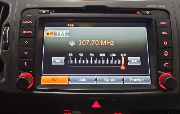 KIA Sportage Radio/CD/DVD/GPS head unit 965603U500WK IMPRK1544837
