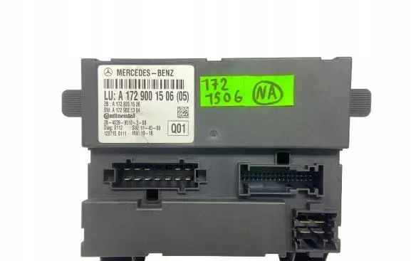 Mercedes-Benz SLK R172 Convertible roof control unit A1729001506