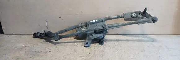 Front wiper linkage and motor
