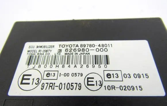 Lexus RX 330 - 350 - 400H Immobilizer control unit/module 626980000