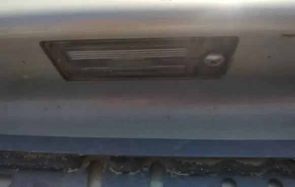 Volvo S80 Number plate light