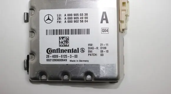 Mercedes-Benz C W204 Windshield/windscreen camera A0009050338