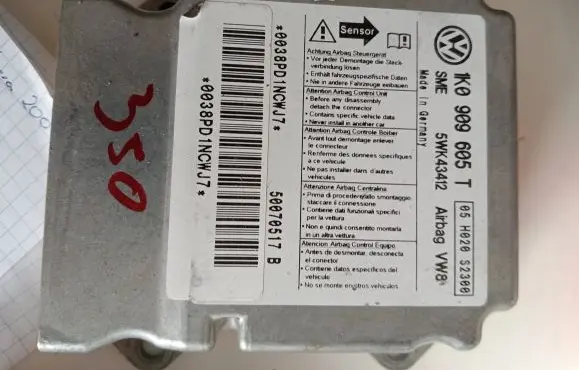 Volkswagen Golf V Airbag control unit/module 1k0909605t