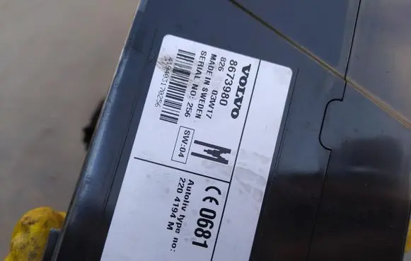 Volvo S60 Phone keyboard 8673980