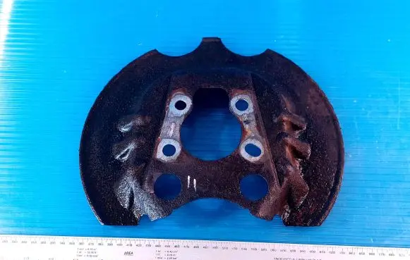 Peugeot Partner Rear brake disc plate dust cover 54101611