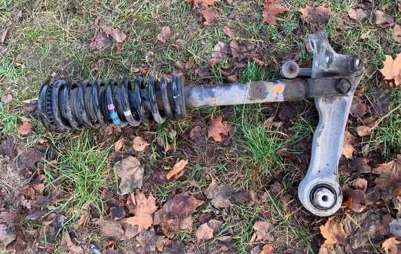Jaguar XF X250 Rear shock absorber with coil spring 