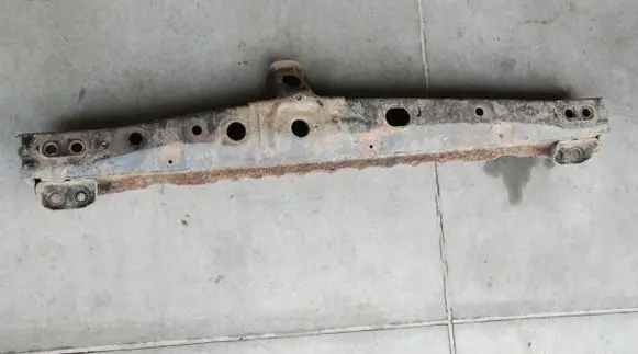 Front bumper support beam