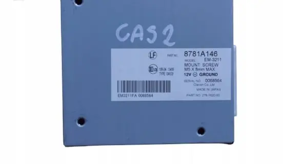 Mitsubishi Outlander Camera control unit module 8781A146