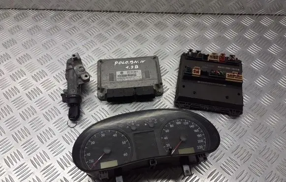 Volkswagen Polo IV 9N3 Engine ECU kit and lock set 
