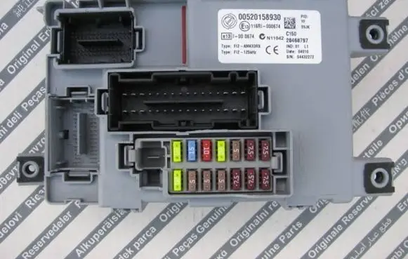 Fiat Doblo Central body control module 00520158930 520158930 116RI000674