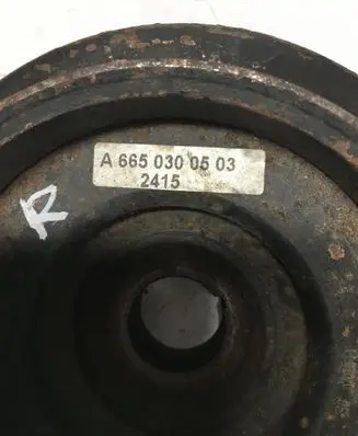 SsangYong Rexton Crankshaft pulley A6650300503