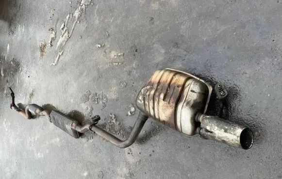Mercedes-Benz C W204 Muffler/silencer A2074910401