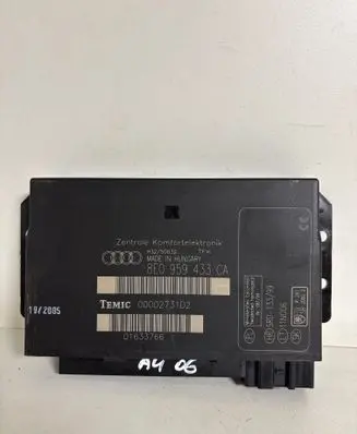 Audi A4 S4 B7 8E 8H Comfort/convenience module 8E0959433CA 00002731D2 01633766