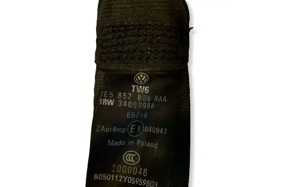 Volkswagen Transporter - Caravelle T5 Front seatbelt 7E5857806