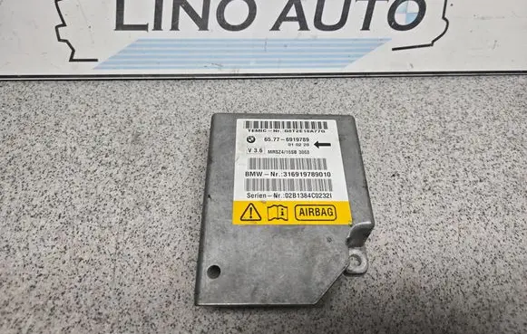 BMW 5 E39 Airbag control unit/module 65776919789 G8T2F18A77C 316919789010