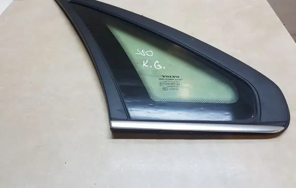 Volvo S80 Rear vent window glass 