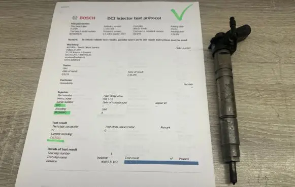 Mercedes-Benz GL X164 Fuel injector A6290700087 060404 0445115015