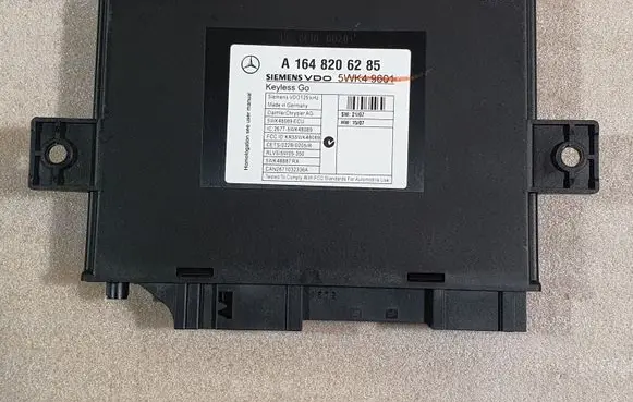 Keyless (KESSY) go control unit/module