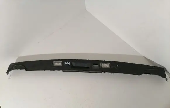 Trunk door license plate light bar