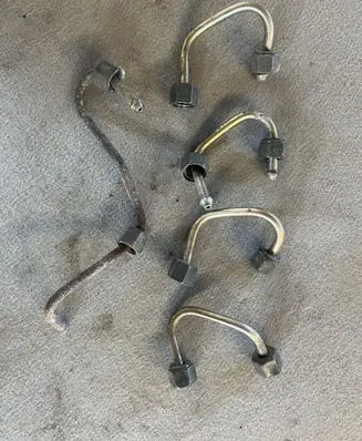 Renault Laguna II Fuel injector supply line/pipe 