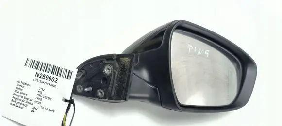 KIA Pro Cee'd II Front door electric wing mirror WK20435146