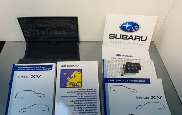 Subaru XV II Owners service history hand book XV19SERVISOKNYGA