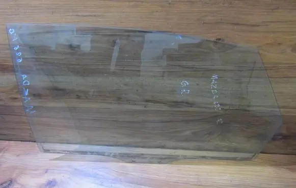 Mazda 626 Rear door window glass