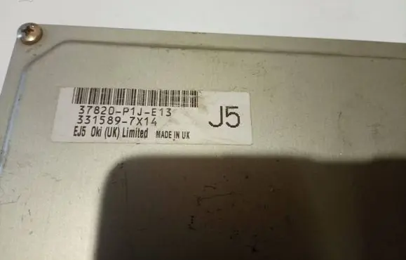 Honda Civic Engine control unit/module 37820P1JE13 3315897X14