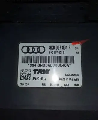 Audi A4 S4 B8 8K Hand brake control module 8K0907801F A2C53329520 32620190A