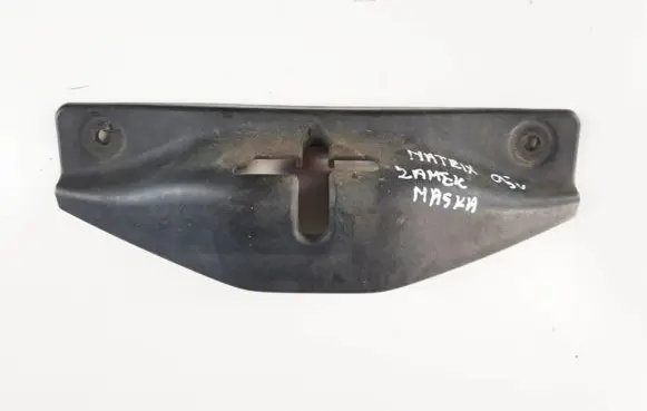 Engine bonnet/hood lock trim molding