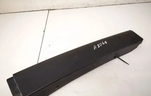 Front door glass trim molding