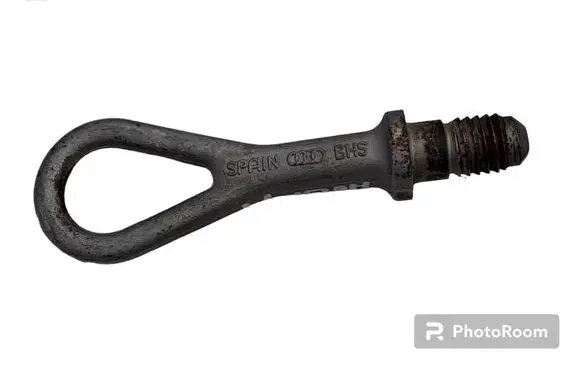 Towing hook eye