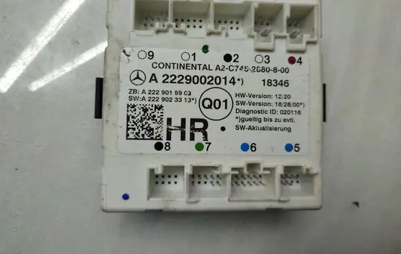 Mercedes-Benz GLC X253 C253 Door control unit/module A2229002014