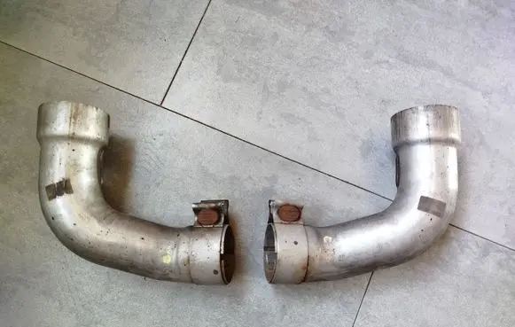 Porsche Cayenne (9Y0 9Y3) Exhaust gas pipe 9Y0253823 9Y0253825 9Y0253823AA