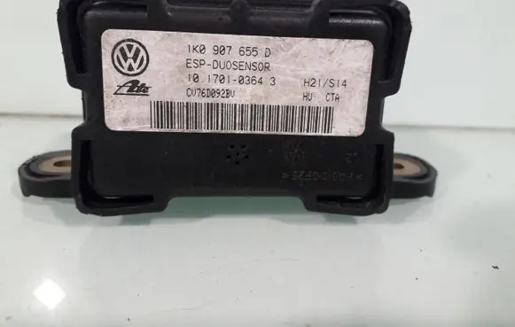 Audi A3 S3 8P ESP acceleration yaw rate sensor 1K0907655D