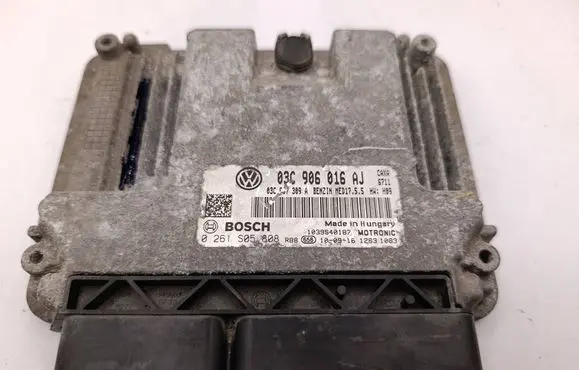 Volkswagen Golf VI Engine control unit/module 03C906016AJ 03C907309A 0261S05808