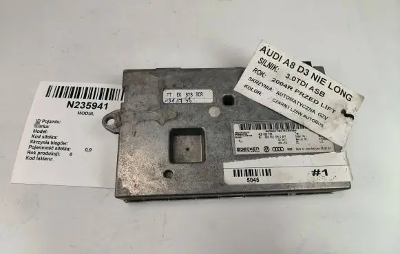Audi A8 S8 D3 4E MMI control unit 4E0035729 4F0910729G