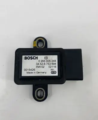 BMW X5 E53 ESP acceleration yaw rate sensor 0265005248 0015426 34526753694