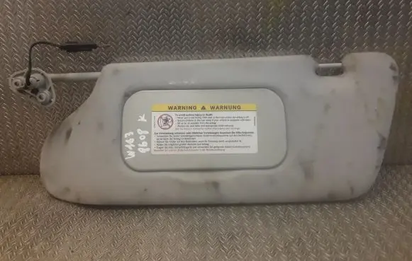 Mercedes-Benz ML W163 Sun visor