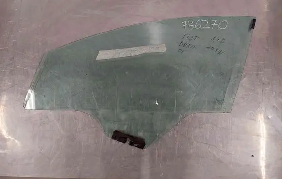 Fiat Bravo - Brava Front door window glass four-door 43R001099