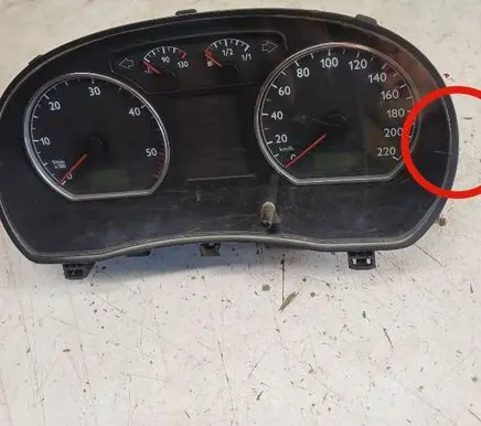 Volkswagen Polo IV 9N3 Speedometer (instrument cluster) 6Q0920801M 1100801240